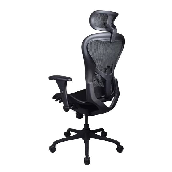 F9 HB office chair back angled view